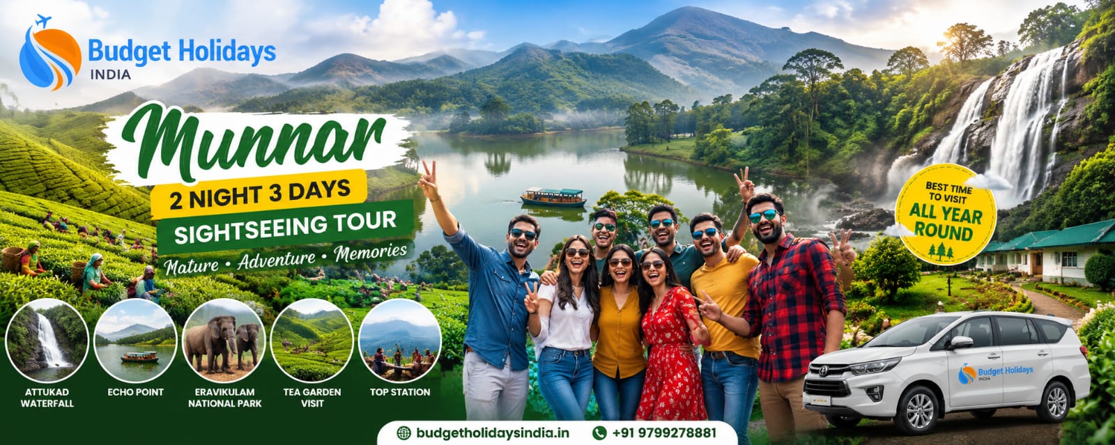 Budget Munnar Tour Package