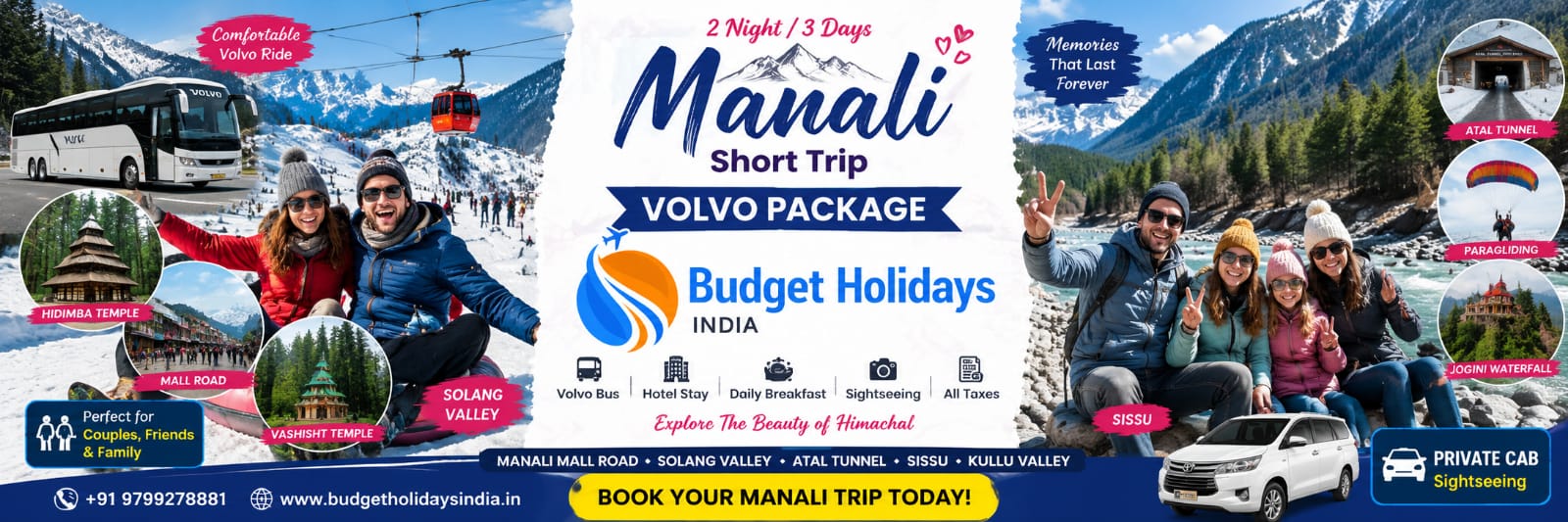 Manali Tour Package from Delhi