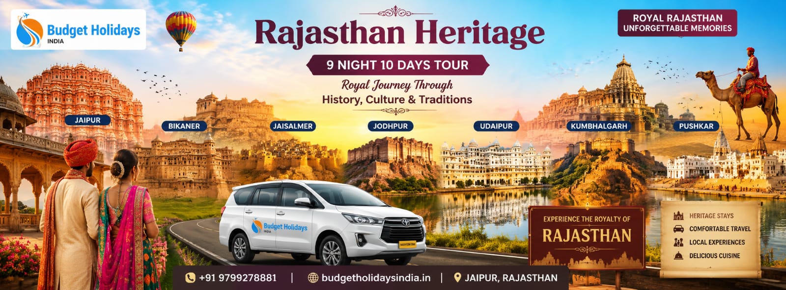 Rajasthan Culture Package 9 Nights 10 Days