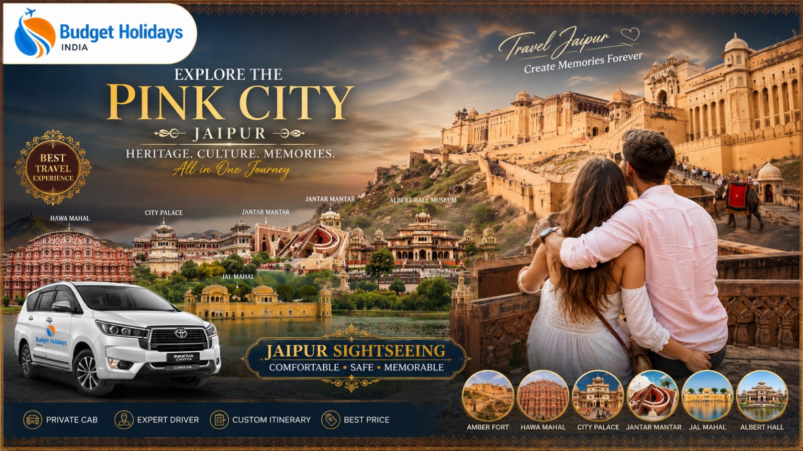 Jaipur Tour Package 2 Nights 3 Days