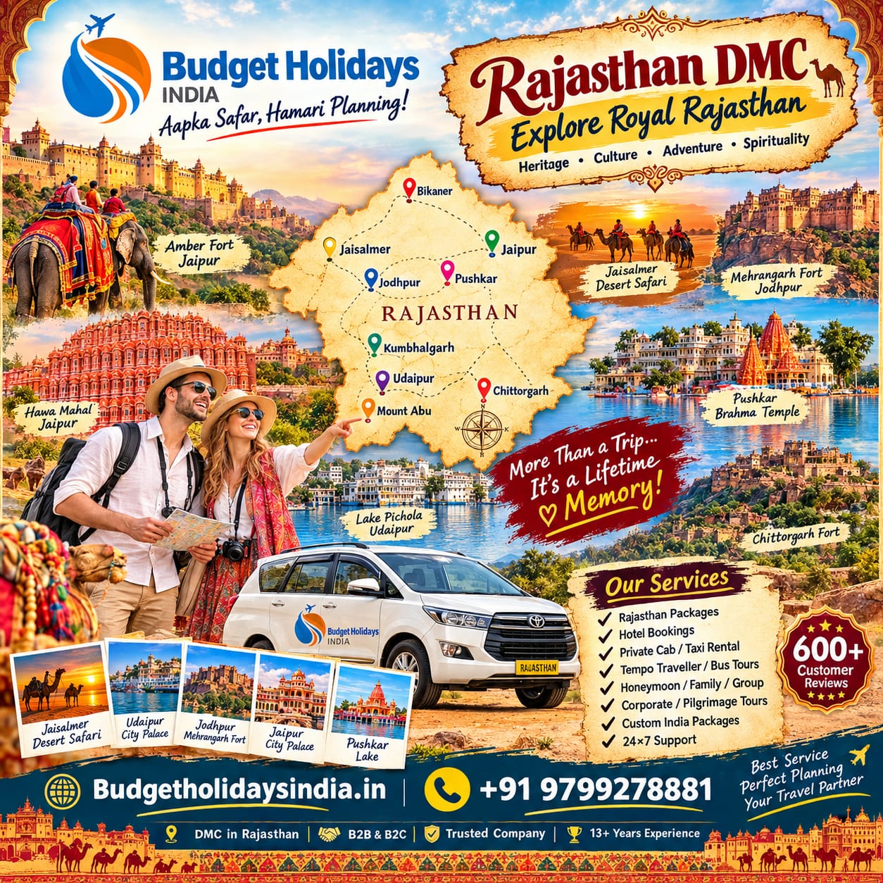 Rajasthan Tour Package – Explore the Royal Land of Kings